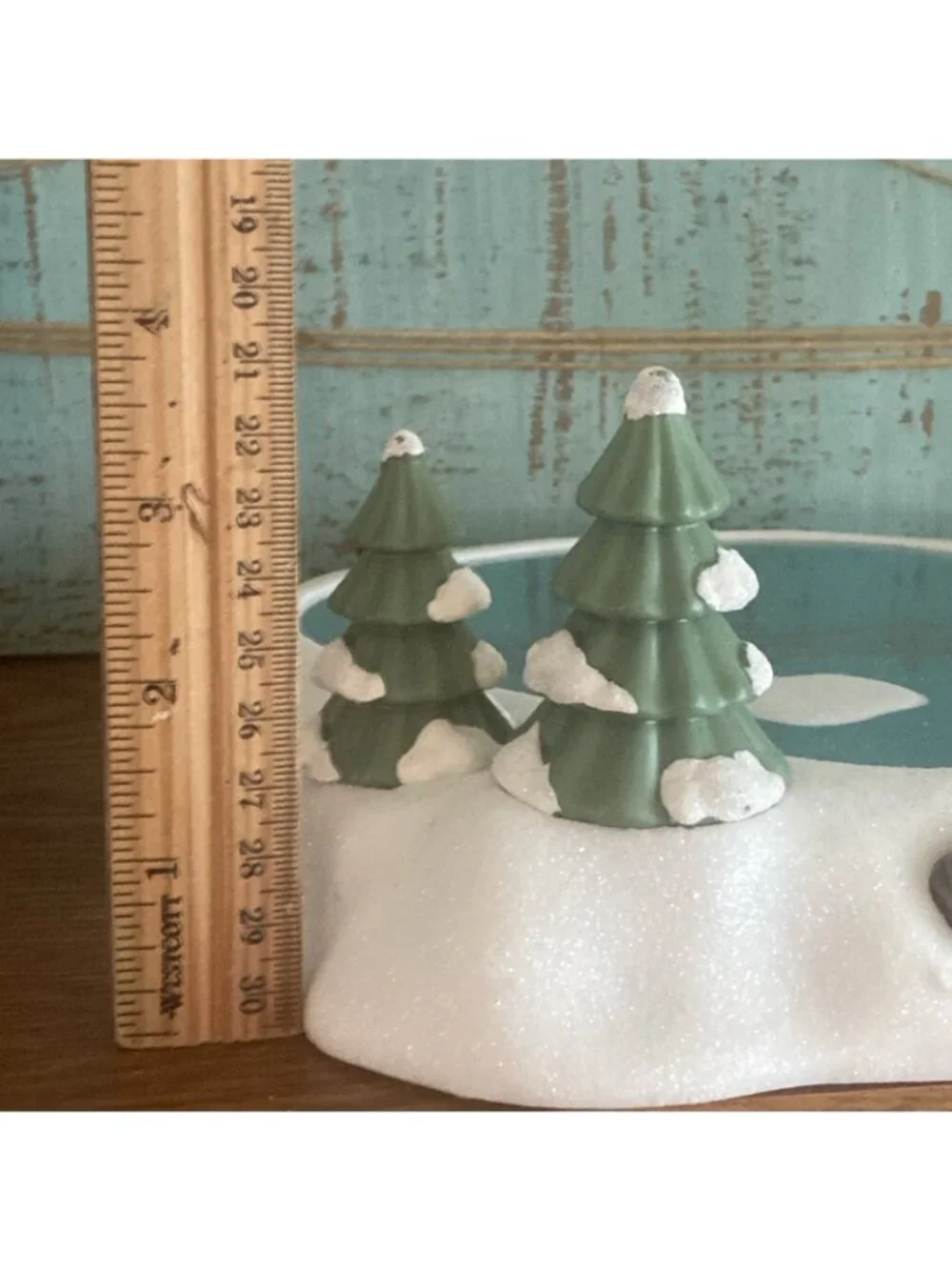 Target Bullseye Christmas Village Type 2023 Snowy Frozen Lake Ice Skating